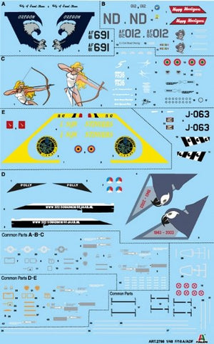 Italeri 2786 F-16 A Fighting Falcon 1/48 – zdjęcie 2