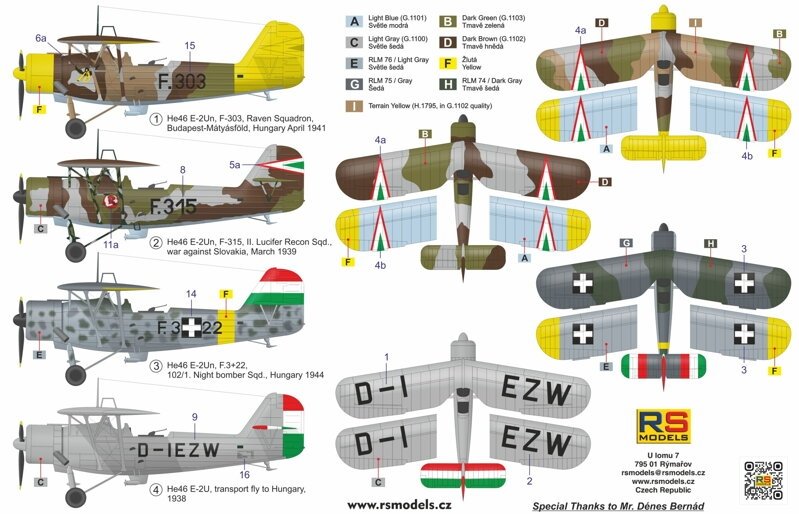 RS Models 92285 Heinkel He-46 E-2Un 1/72 – zdjęcie 2