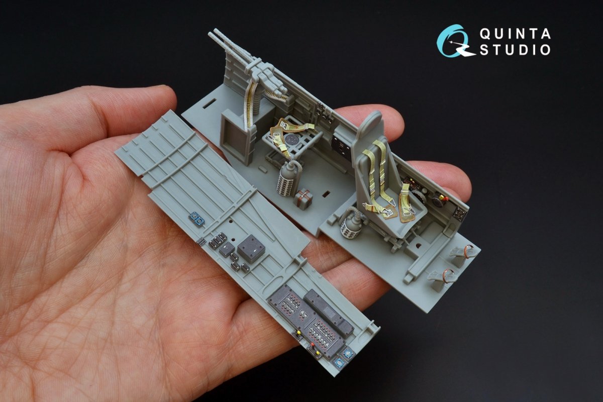 Quinta Studio QD32087 Ju87 D/G 3D-Printed &amp;amp; coloured Interior on decal paper (Trumpeter) 1/32 – zdjęcie 3