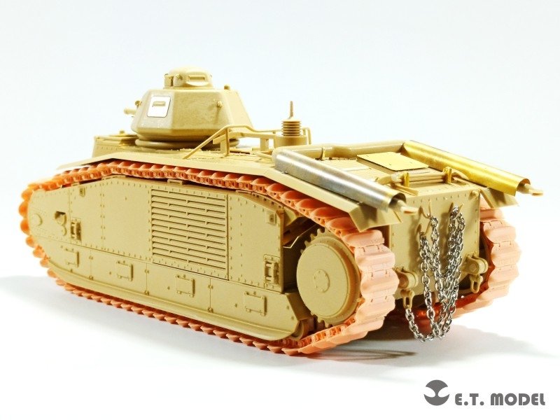 ET Model P35-019 WWII French Battle Tank B1 bis Workable Track ( 3D Printed ) 1/35 – image 4