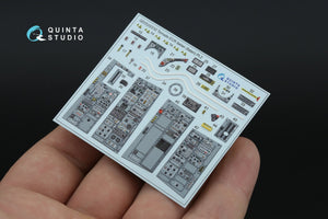 Quinta Studio QDS+32232 Tornado ECR Italian 3D-Printed &amp;amp; coloured Interior on decal paper (Italeri) (Small version) (with 3D-printed resin parts) 1/32 – zdjęcie 7