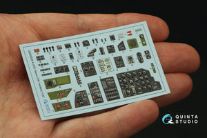 Quinta Studio QD32209 A-20G Havoc 3D-Printed colored Interior on decal paper (HK Models) 1/32 – image 4