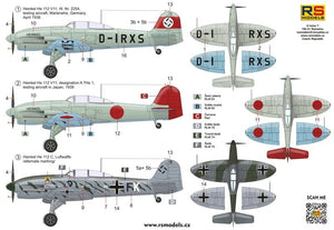 RS Models 94008 Heinkel 112 V11 1/72 – zdjęcie 2