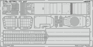 Eduard 73696 TBF/ TBM-1 Avenger 1/72 HASEGAWA – image 3