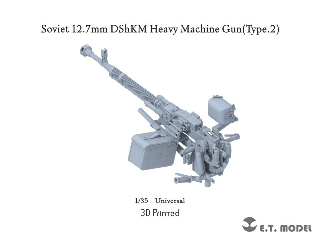 E.T. Model P35-247 Soviet 12.7mm DShKM Heavy Machine Gun(Type.2) 1/35 – immagine 2