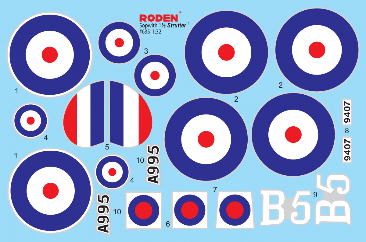 Roden 635 Sopwith 11/2 Strutter 1/32 – image 3