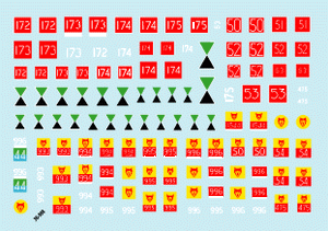 Star Decals 35-967 British 8th &amp;amp; 33rd Armored Brigade 1/35 – image 2