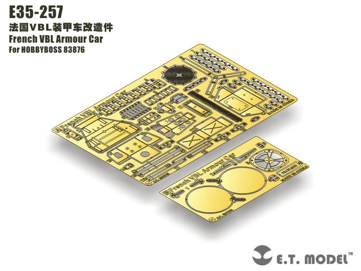 E.T. Model E35-257 French VBL Armour Car (For HOBBY BOSS 83876) 1/35
