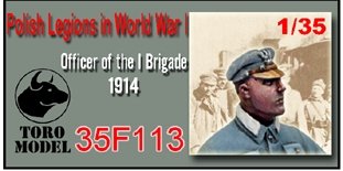 ToRo Model 35F113 Legiony Polskie - Oficer I Brygady 1914 / Polish Legions in World war I - Officer of the I Brigade 1914 1/35 – zdjęcie 2