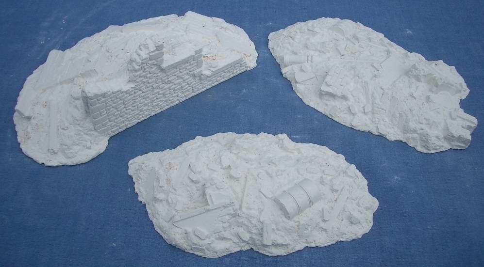 RT-Diorama 35127 Rubble, debris pile set (3 pcs.) 1/35 – zdjęcie 3