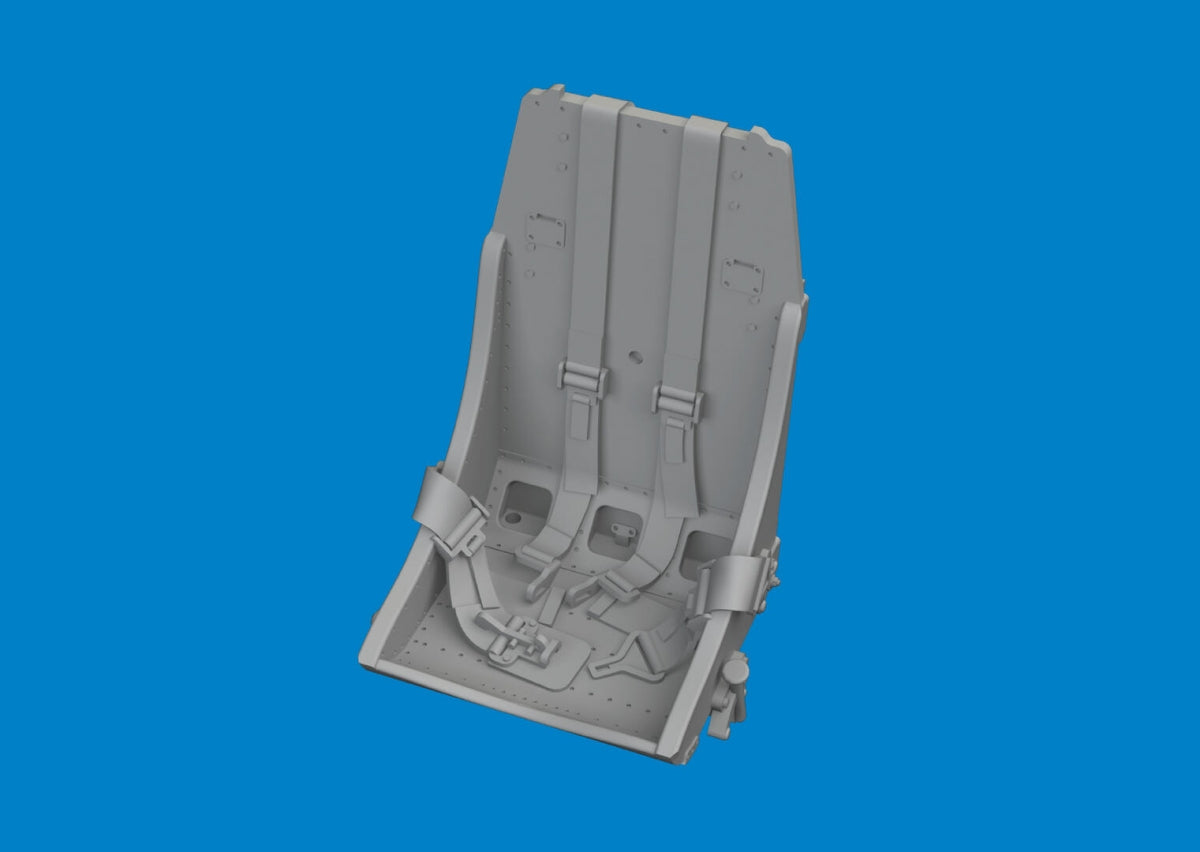 Eduard 6481040 P-51B/ C seat w/ integral belts Type 2 PRINT EDUARD 1/48 – image 2