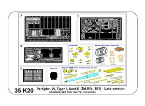 Aber 35K20 Pz.Kpfw. VI Ausf.E (Sd.Kfz.181) Tiger I – Late version 1/35 – image 11