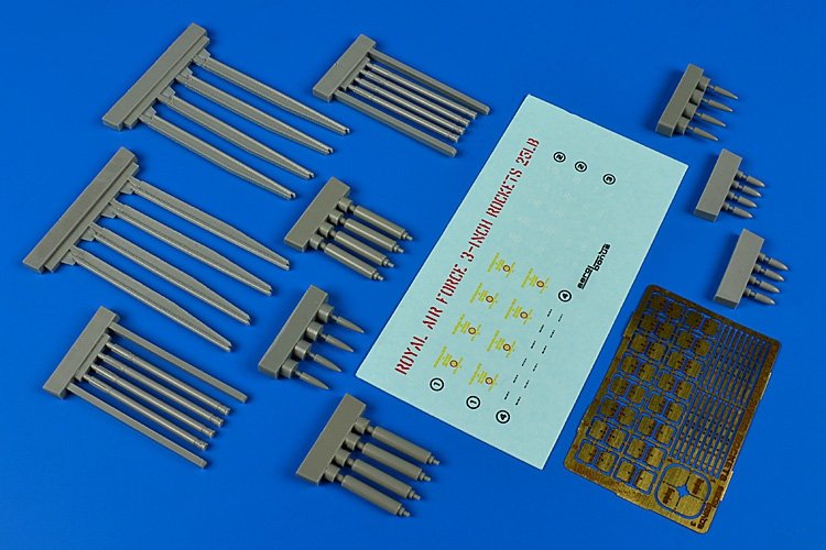 Aerobonus 320062 R.A.F. 3-inch 25lb rockets 1/32