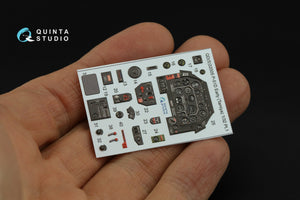 Quinta Studio QDS-32005 P-51D (Early) 3D-Printed coloured Interior on decal paper (Tamiya) (small version) 1/32 – zdjęcie 3