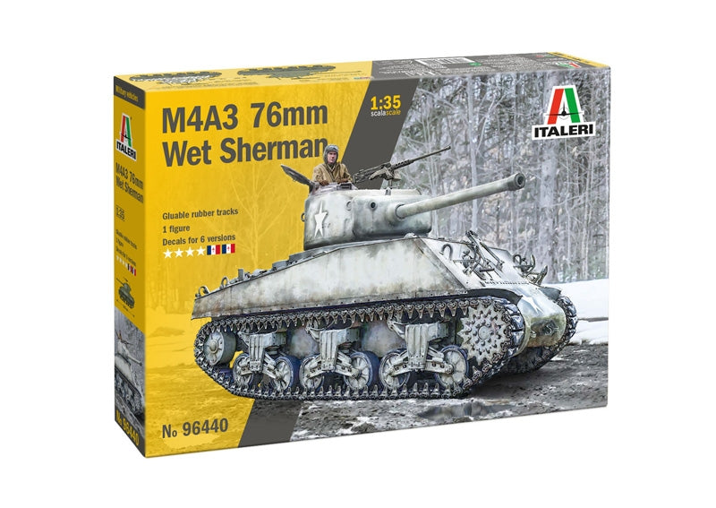 Italeri 96440 M4A3 76mm WET SHERMAN 1/35 – zdjęcie 2