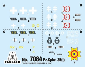 Italeri 7084 Pz. Kpfw. 35(t) 1/72 – zdjęcie 9