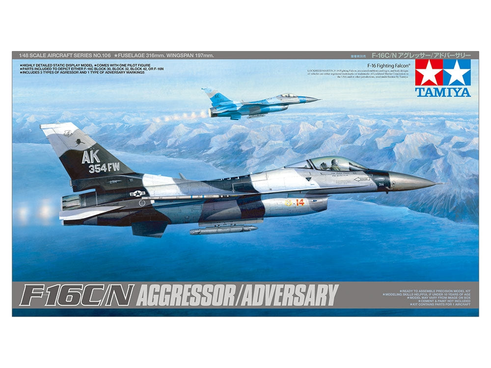 Tamiya 61106 F-16C/N AGGRESSOR/ADVERSARY 1/48 – zdjęcie 2