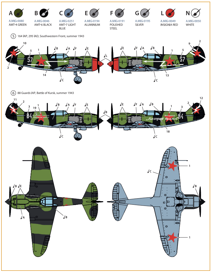 Clear Prop! CP72015 La-5 late version ADVANCED KIT 1/72 – zdjęcie 7