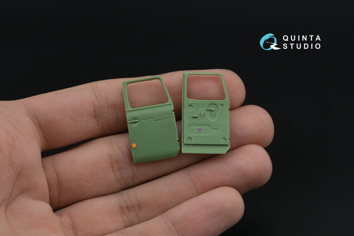 Quinta Studio QD+48568 URAL 4320 3D-Printed &amp;amp; coloured Interior on decal paper (KittyHawk/Zimi model) (with 3D-printed resin parts) 1/48 – zdjęcie 9