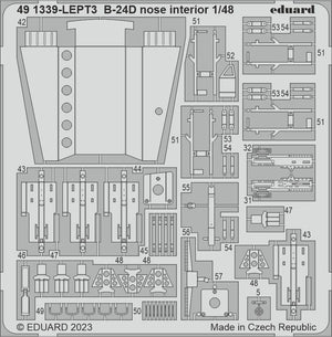 Eduard 491339 B-24D nose interior REVELL 1/48 – image 3