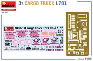 MiniArt 38082 3T CARGO TRUCK L701 1/35 – zdjęcie 2