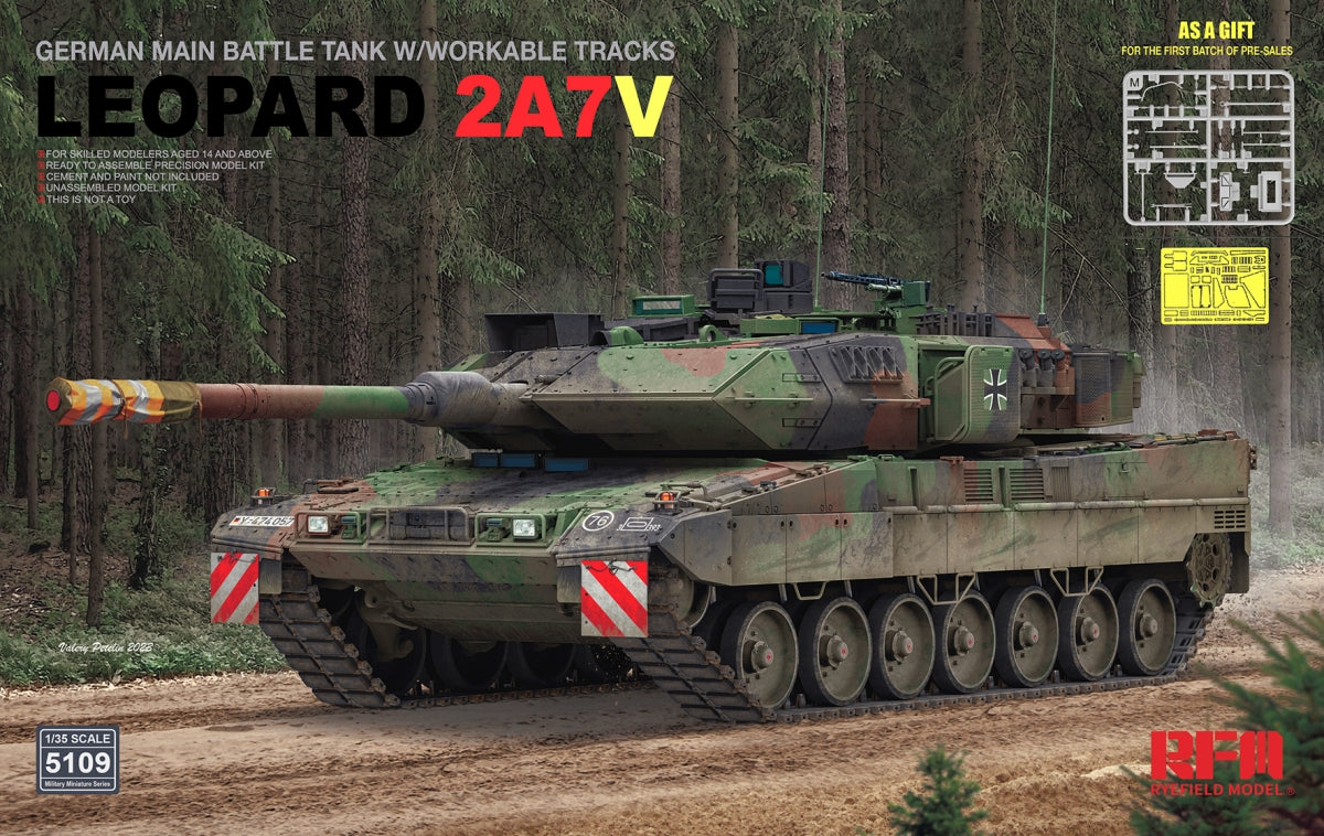 Maquette Rye Field 5109 Leopard 2A7V 1/35