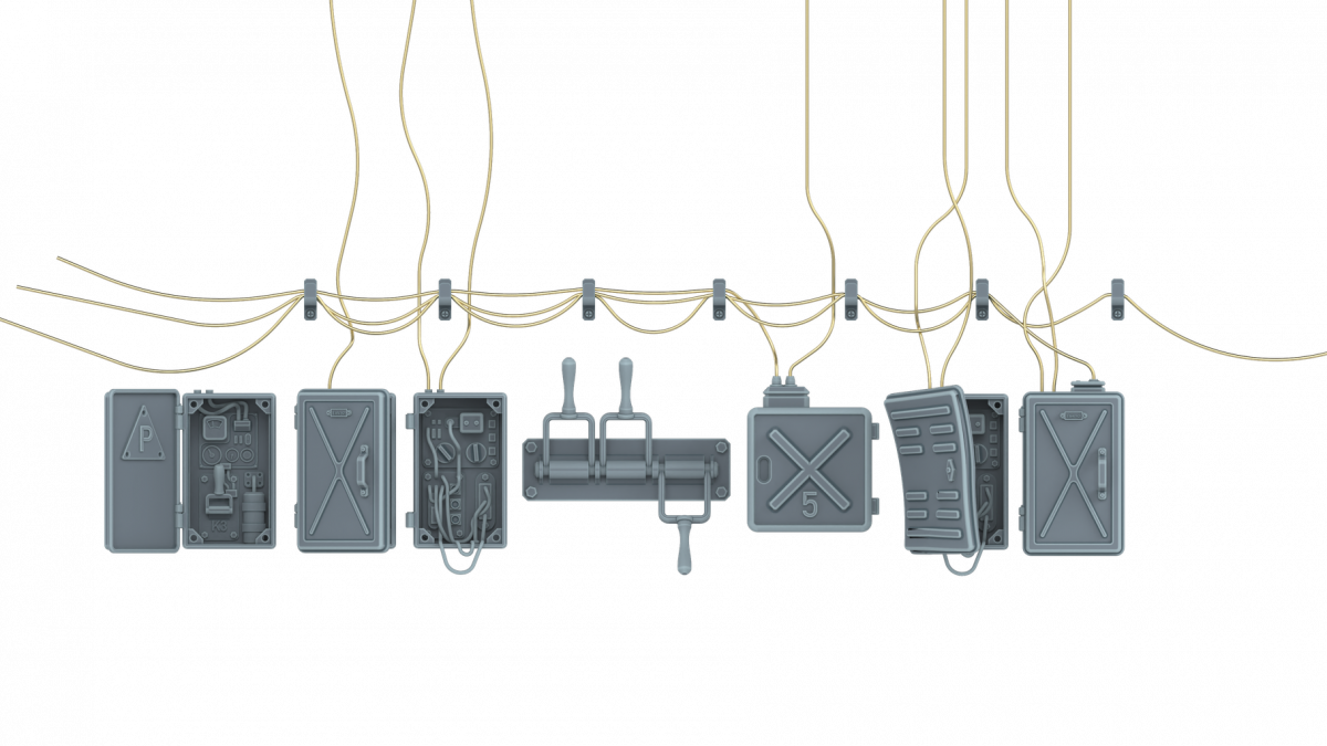 RT-Diorama 35677 Industrial Fuse Boxes 1/35 – zdjęcie 3