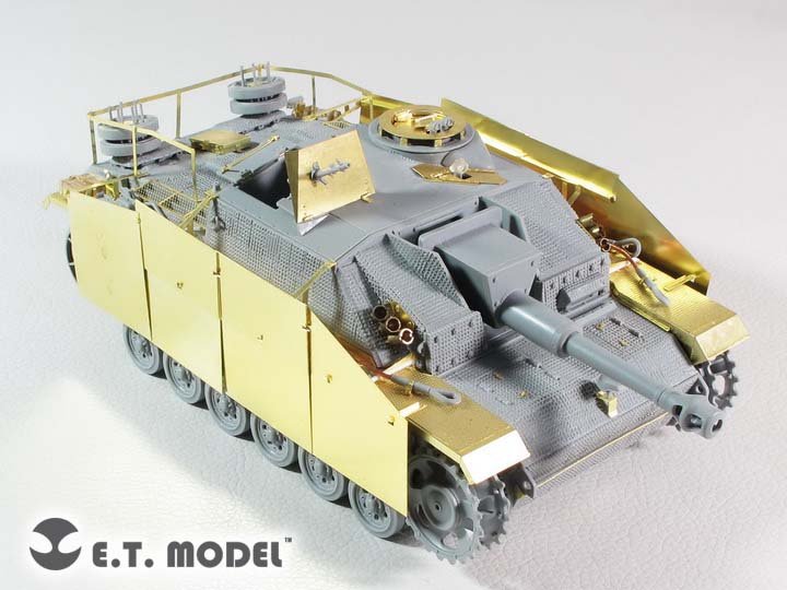 E.T. Model E35-227 WWII German StuG.III Ausf.G Schurzen (Early version) (For DRAGON Smart Kit) 1/35 – zdjęcie 3