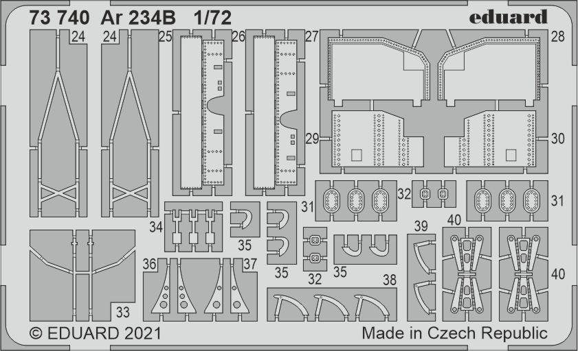 Eduard 73740 Ar 234B HOBBY 2000 / DRAGON 1/72 – zdjęcie 2