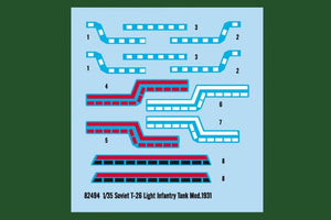 Hobby Boss 82494 Soviet T-26 Light Infantry Tank Mod.1931 1/35 – zdjęcie 8