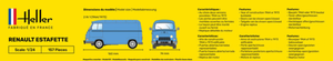 Heller 80743 Renault Estafette New Mould 1/24 – zdjęcie 3