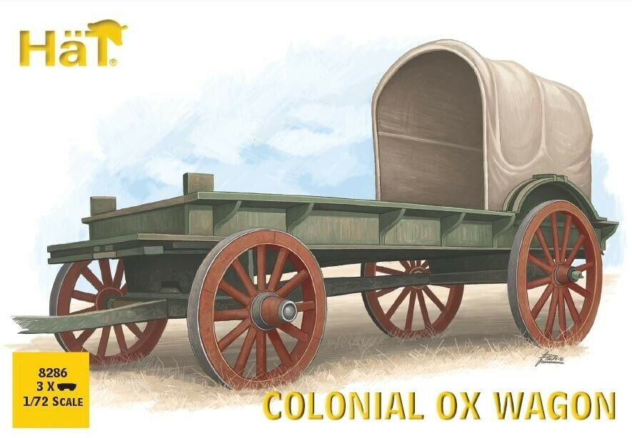 Hat 8286 Colonial Ox Wagon 1/72