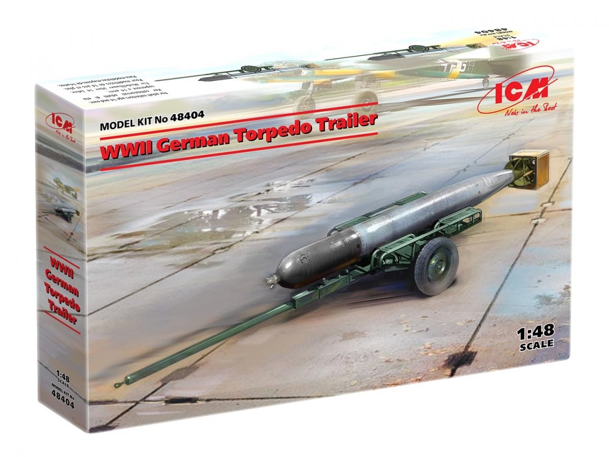 ICM 48404 WWII German Torpedo Trailer 1/48 – zdjęcie 2