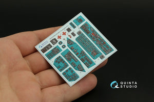 Quinta Studio QDS-35065 Mi-8MT 3D-Printed &amp;amp; coloured Interior on decal paper (Trumpeter) (Small version) 1/35 – zdjęcie 4