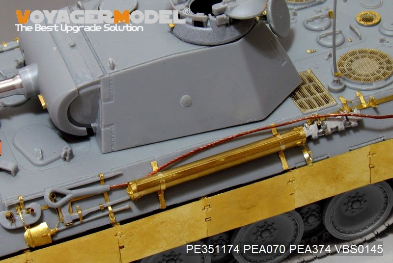 Voyager Model PE351174 WWII German Panther A early ver. Basic（For MENG TS-046）1/35 – zdjęcie 6