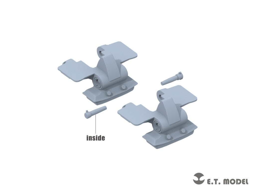 E.T. Model P35-406 WWII German Sd.kfz.251/Sd.kfz.11 Track links &amp;amp; Sprockets Late 3d Printed 1/35 – zdjęcie 6