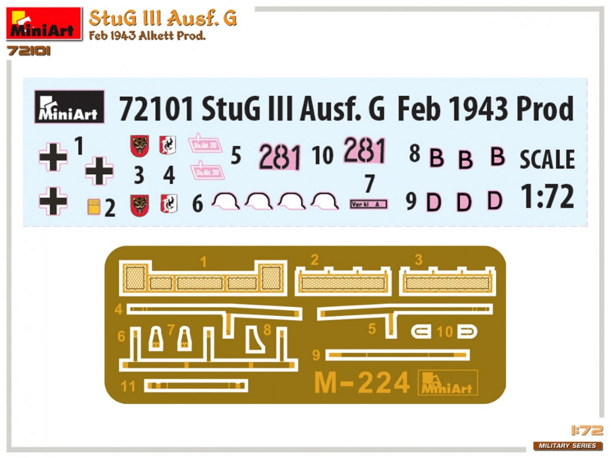 MiniArt 72101 StuG III Ausf. G Feb 1943 Prod. 1/72 – zdjęcie 2
