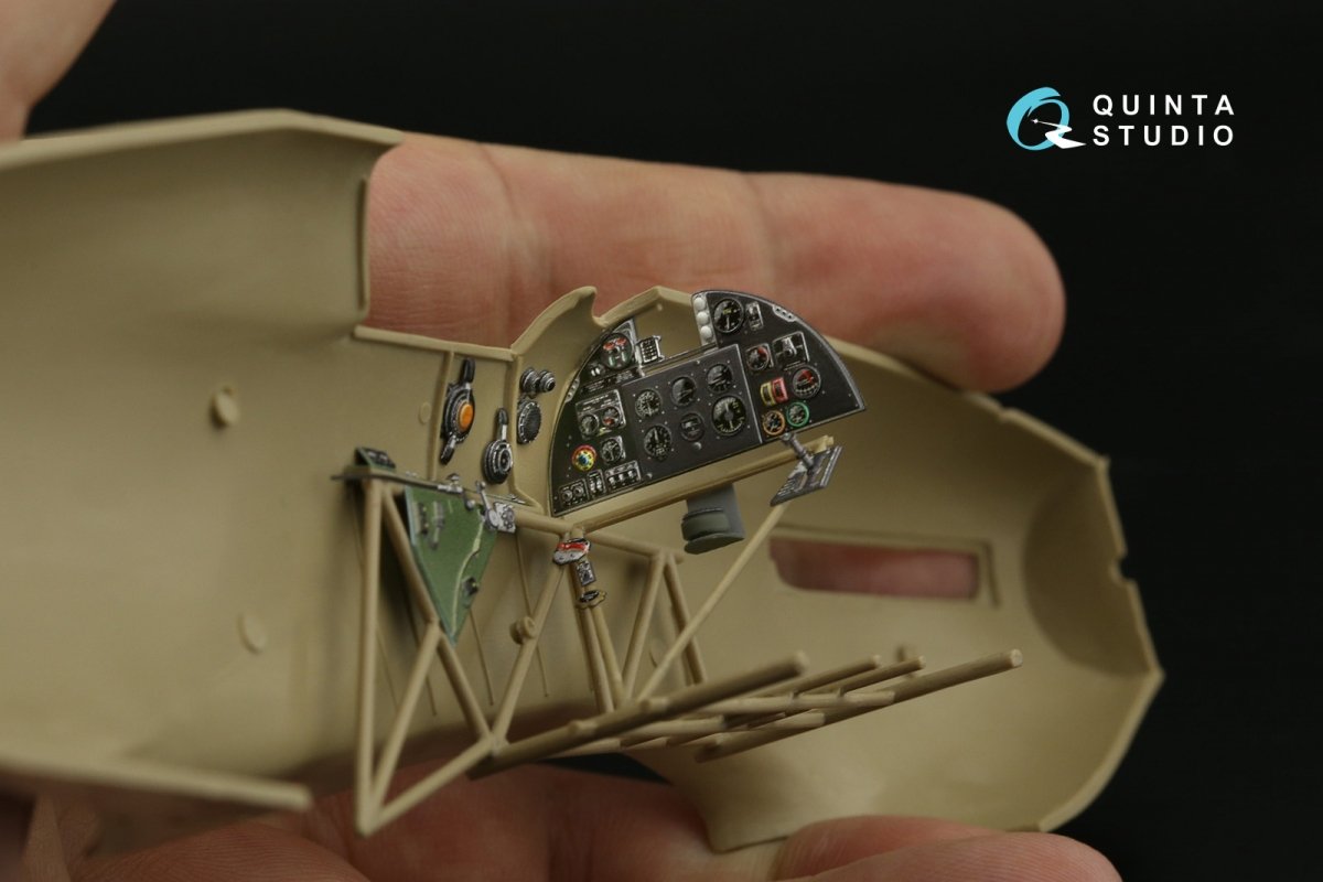 Quinta Studio QD32140 Hawker Hurricane Family 3D-Printed &amp;amp; colored Interior on decal paper (Fly) 1/32 – image 2