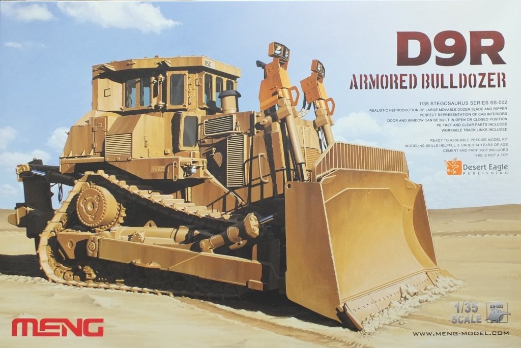 Bulldozer blindé Meng modèle SS-002 D9R Doobi (1/35)