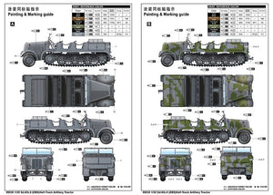 Trumpeter 09538 Sd.Kfz.8 (DB9)Half-Track Artillery Tractor 1/35 – zdjęcie 4