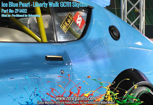 Zero Paints ZP-1402 - Ice Blue Pearl Paint for Liberty Walk GC111 Skyline (Ken Mary) 60ml – zdjęcie 10
