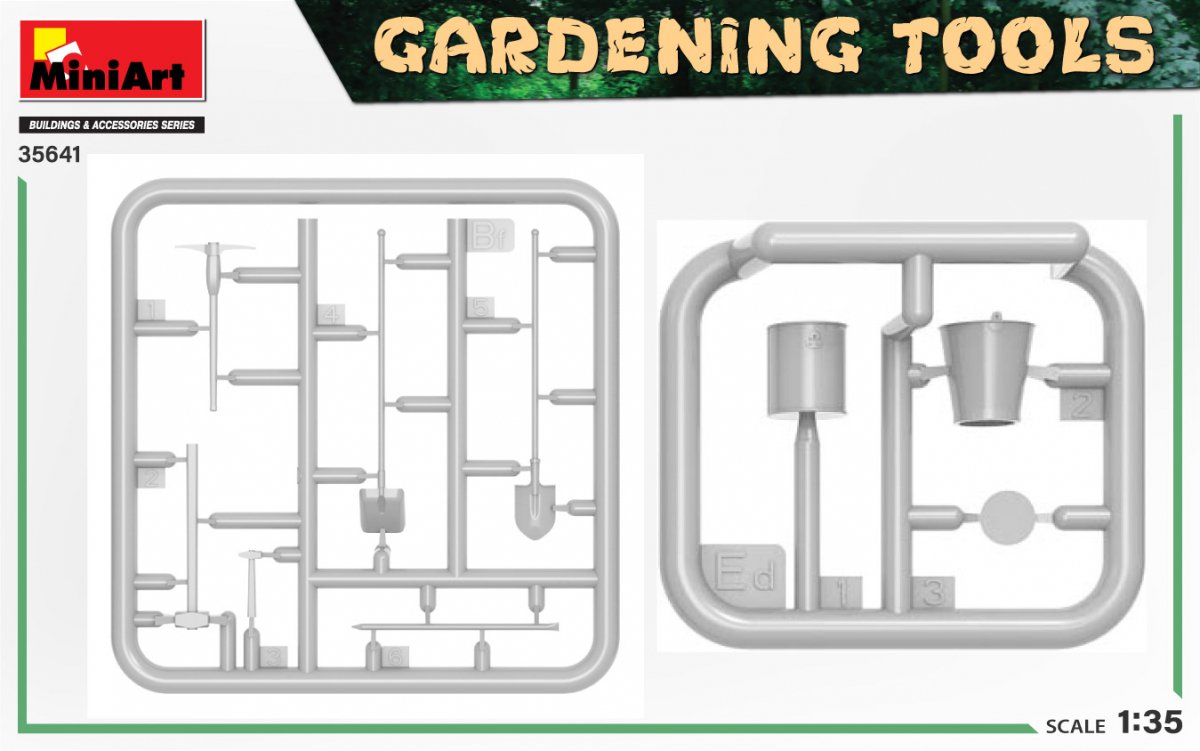 MiniArt 35641 GARDENING TOOLS 1/35 – zdjęcie 3