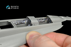 Quinta Studio QD48145 F/A-18B 3D-Printed &amp;amp; colored Interior on decal paper (for Kinetic kit) 1/48 – image 7