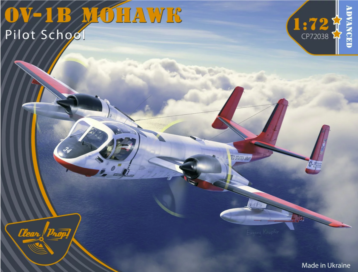 Clear Prop! CP72038 OV-1B Mohawk &amp;quot;Pilot School&amp;quot; ADVANCED KIT 1/72 – immagine 2