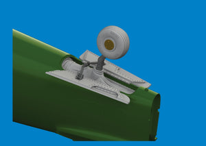 Eduard 6481143 P-40N tail wheel bay PRINT EDUARD 1/48