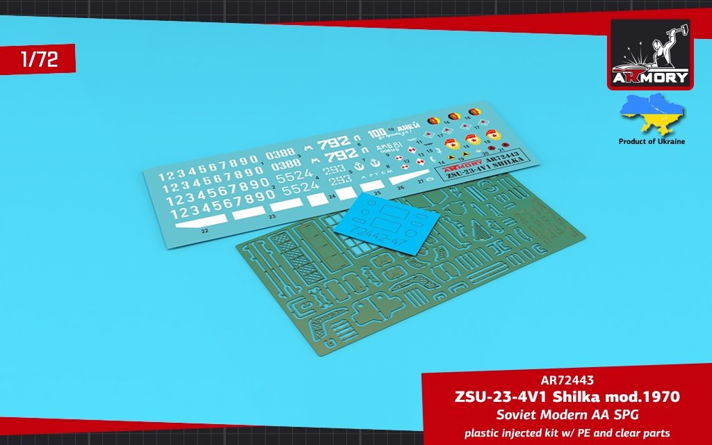 Armory Models 72443 ZSU-23-4V1 Shilka mod.1970 Soviet Modern AA SPG 1/72 – image 16