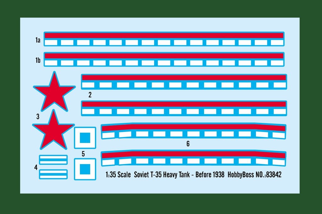 Hobby Boss 83842 Soviet T-35 Heavy Tank -Before – zdjęcie 4