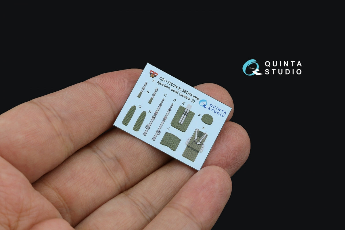 Quinta Studio QD+72157 Su-34 3D-Printed coloured Interior on decal paper (Trumpeter) (with 3D-printed resin part) 1/72 – zdjęcie 7