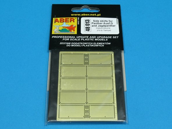 Aber 48013 Side skirts for Panther Ausf.G and Jagdpanther 1/48 – zdjęcie 3