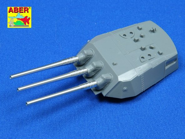 Aber 350L-09 Set of 9 pcs 460 mm barrels for Japanese ships Yamato and Musashi 1/350 – image 4